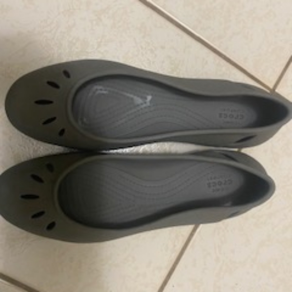 Grey Crocs